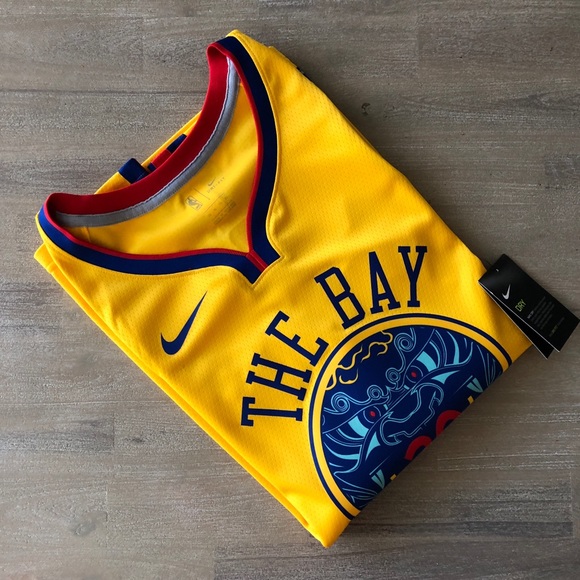 Nike Other - NIKE NBA STEPHEN CURRY CHINESE NY WARRIORS JERSEY
